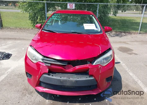 2014 Toyota Corolla Le z USA, uszkodzony, nr VIN 2T1BURHE6EC052456